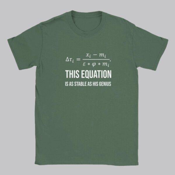 Stable Genius Equation - Political Humor Tee, Protest Shirt, Leadership Critique, Equality Gift, Democracy T-Shirt