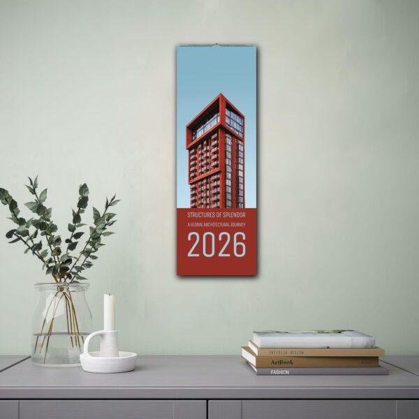 Modern Architecture Wall Calendar – Urban Photography, Industrial Style, Architect Gift, Slimeline