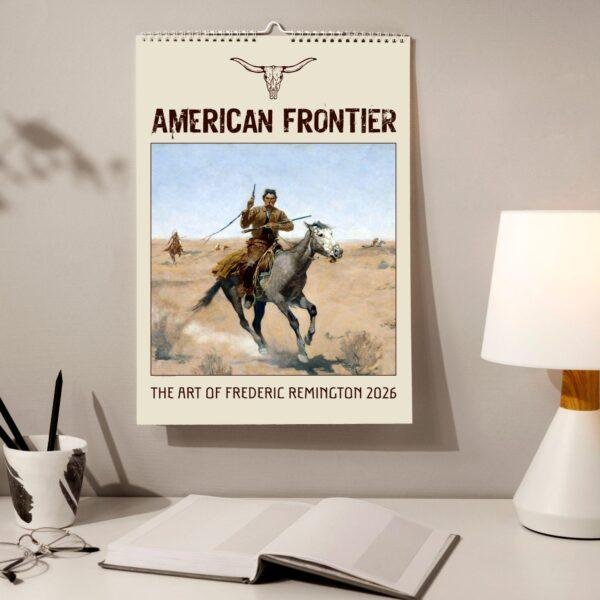 Frederic Remington Wall Calendar – Native American Art, Semi-Glossy Paper