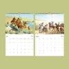 Frederic Remington Wall Calendar – Native American Art, Semi-Glossy Paper