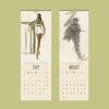 Parisian Elegance Wall Calendar – Marie-Louise Carven Fashion Art, Stylish Calendar Gift for Fashion Lovers, Women's Clothing Illustration