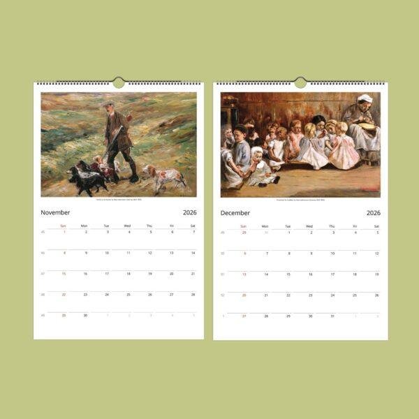 Max Liebermann Wall Calendar – German Artist, Impressionist Style, Art Collector, Semi-Glossy Paper