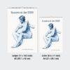 Seasons of Art Wall Calendar – Pencil Sketches, Drawing Studies, Semi-Glossy Paper