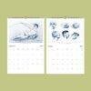 Seasons of Art Wall Calendar – Pencil Sketches, Drawing Studies, Semi-Glossy Paper