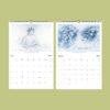 Seasons of Art Wall Calendar – Pencil Sketches, Drawing Studies, Semi-Glossy Paper