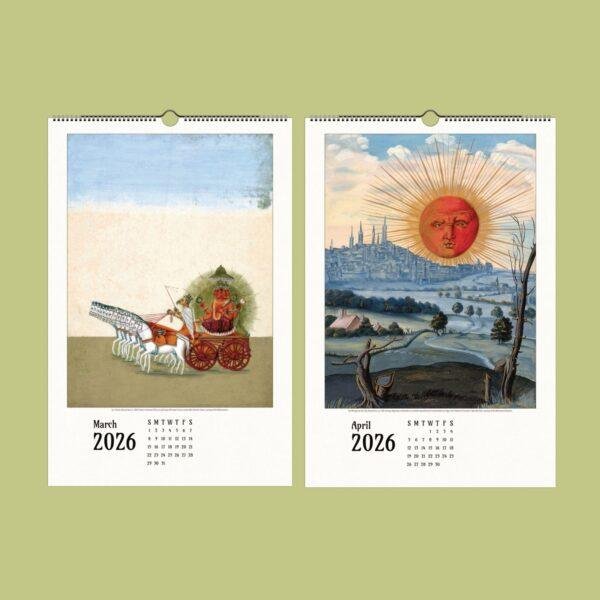 Ethereal Wonders – Wall Calendar of Renaissance Artwork & Medieval Craft, Semi-Glossy Paper