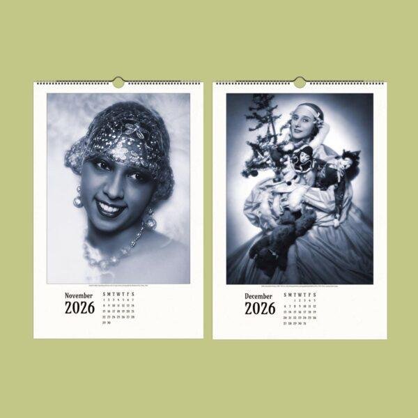 Madame d’Ora Art Deco Calendar: Vintage Fashion Photography Wall Art