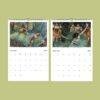 Edgar Degas Wall Calendar - Ballet Dancer, Impressionism Art, Semi-Glossy Paper