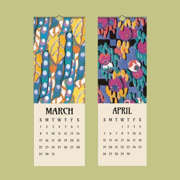 Art Deco Patterns Wall Calendar – French Artist, Édouard Bénédictus, Semi-Glossy Paper