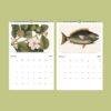 Mark Catesby Wall Calendar - British Artist, 18th Century Art, Biologist Gift, Semi-Glossy Paper