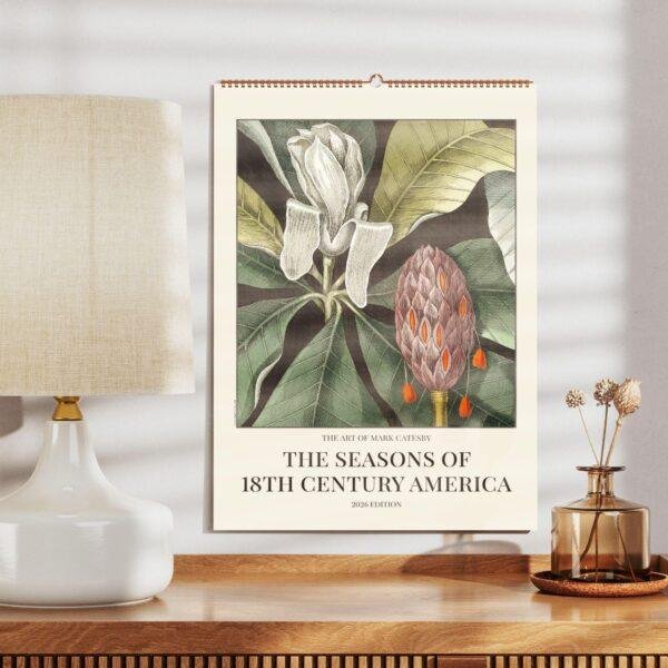 Mark Catesby Wall Calendar - British Artist, 18th Century Art, Biologist Gift, Semi-Glossy Paper