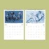 Seasons of Art Wall Calendar – Pencil Sketches, Drawing Studies, Semi-Glossy Paper