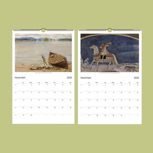 Akseli Gallen-Kallela Wall Calendar