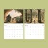 Ottoman Empire Art Wall Calendar – Mediterranean Style, Ancient Wonders, Italian Artist, Semi-Glossy Paper