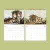 Ottoman Empire Art Wall Calendar – Mediterranean Style, Ancient Wonders, Italian Artist, Semi-Glossy Paper