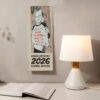Street Art Calendar – Graffiti Painting, Urban Artist, Public Expression, Semi-Glossy Paper
