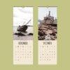 Shipwreck Beach Wall Calendar – Haunted Places, Lost Civilization, Underwater Ruins, Semi-Glossy Paper
