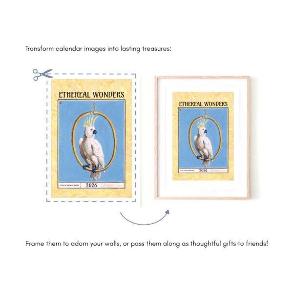 Ethereal Wonders – Wall Calendar of Renaissance Artwork & Medieval Craft, Semi-Glossy Paper