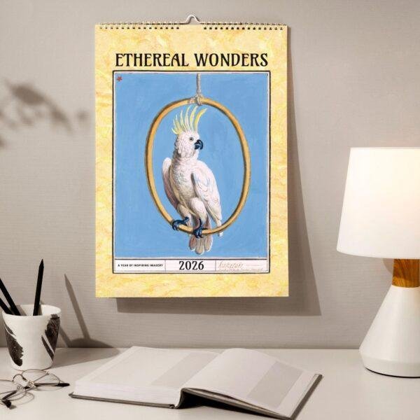 Ethereal Wonders – Wall Calendar of Renaissance Artwork & Medieval Craft, Semi-Glossy Paper