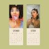 Pinup Wall Calendar - Sexy Retro Girl Pop Art, Colorful Candy Theme, Fun Women’s Decor, Unique Gift for Pinup Art Lovers