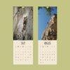 Climb On Wall Calendar – Mountain Scenery, Adventure Travel, Nature Photography, Semi-Glossy Paper