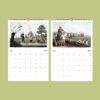 Costume of Yorkshire Wall Calendar – Traditional Cloth Dressers, History Lover Gift, Semi-Glossy Paper