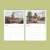 Costume of Yorkshire Wall Calendar – Traditional Cloth Dressers, History Lover Gift, Semi-Glossy Paper