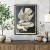 Peregrine Falcon Audubon Print - John James Audubon Bird Watching Art, Bird of Prey Wall Decor, Vintage Birds of America Poster