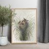 Audubon Lesser Marsh Wren Print: Vintage Birds of America Wall Art