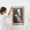 Snowy White Owl Audubon Print - John James Audubon Bird Watching Art, Vintage Owl Wall Decor, Birds of America Poster
