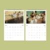 Edgar Degas Wall Calendar - Ballet Dancer, Impressionism Art, Semi-Glossy Paper