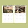 Cotton Industry Wall Calendar – American History, Textile Industries, Teacher Gift Ideas, Semi-Glossy Paper