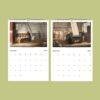 Cotton Industry Wall Calendar – American History, Textile Industries, Teacher Gift Ideas, Semi-Glossy Paper