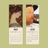 Art Nouveau Calendar – Ernest Biéler, Swiss Artist, Cultural Keepsake, Semi-Glossy Paper