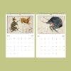 Sidney Hall Wall Calendar: Antique Constellation & Zodiac Sign Illustrations | Vintage Astronomy and Old World Maps | Unique Calendar Gift