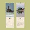 Shipwreck Beach Wall Calendar – Haunted Places, Lost Civilization, Underwater Ruins, Semi-Glossy Paper
