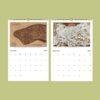 Antique World Map Calendar – Vintage Cartography, Country Atlas, Semi-Glossy Paper