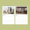 Costume of Yorkshire Wall Calendar – Traditional Cloth Dressers, History Lover Gift, Semi-Glossy Paper
