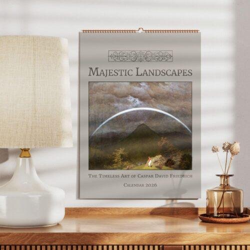 Caspar David Friedrich Wall Calendar – Landscape Painting, Romantic Art Gift, Semi-Glossy Paper