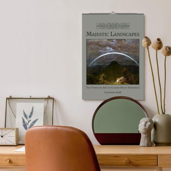 Caspar David Friedrich Wall Calendar – Landscape Painting, Romantic Art Gift, Semi-Glossy Paper