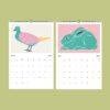 De Mesquita Wall Calendar – Dutch Artist, Woodcut Print, MC Escher Teacher, Semi-Glossy Paper