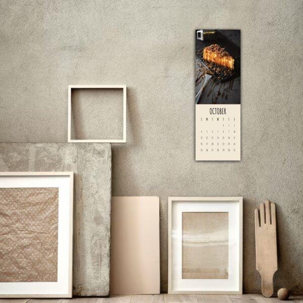 Whipped & Creamy Wall Calendar – Cream Cheese Cake, Gift For Cooks, Semi-Glossy Paper