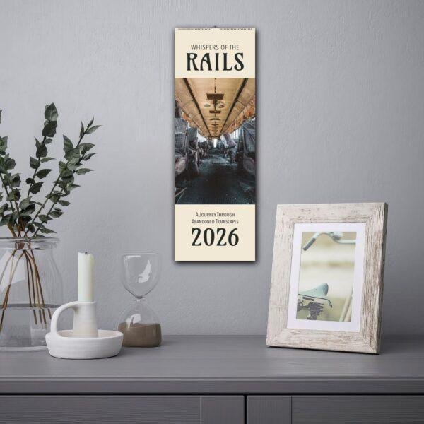 Train Calendar - Vintage Rail & Abandoned Stations, Gifting Idea, Slimeline
