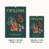 Art Deco Butterfly Wall Calendar – French Artist EA Séguy, Papillons, Semi-Glossy Paper