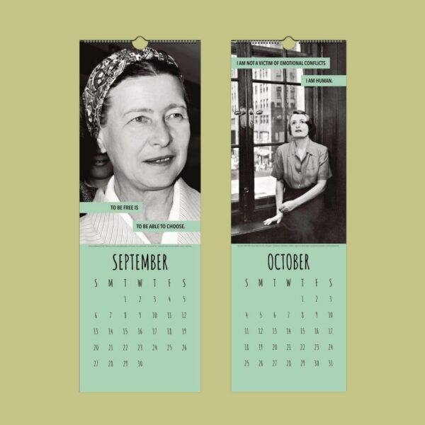 Empowering Women Wall Calendar - Female Empowerment, Motivational Quotes, Semi-Glossy Paper