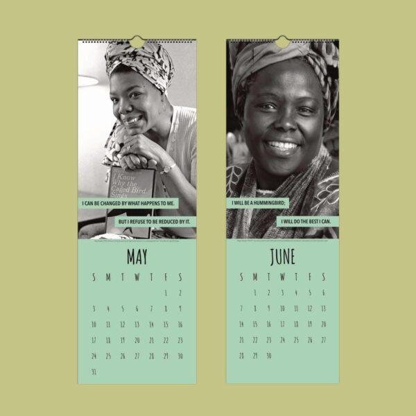 Empowering Women Wall Calendar - Female Empowerment, Motivational Quotes, Semi-Glossy Paper