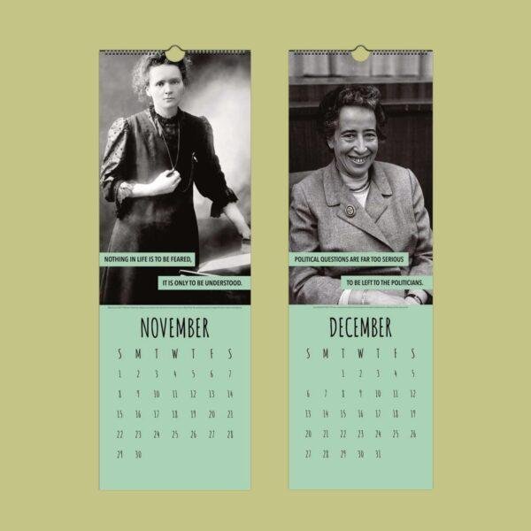 Empowering Women Wall Calendar - Female Empowerment, Motivational Quotes, Semi-Glossy Paper