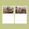 Cotton Industry Wall Calendar – American History, Textile Industries, Teacher Gift Ideas, Semi-Glossy Paper