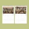 Cotton Industry Wall Calendar – American History, Textile Industries, Teacher Gift Ideas, Semi-Glossy Paper