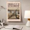 Cotton Industry Wall Calendar – American History, Textile Industries, Teacher Gift Ideas, Semi-Glossy Paper